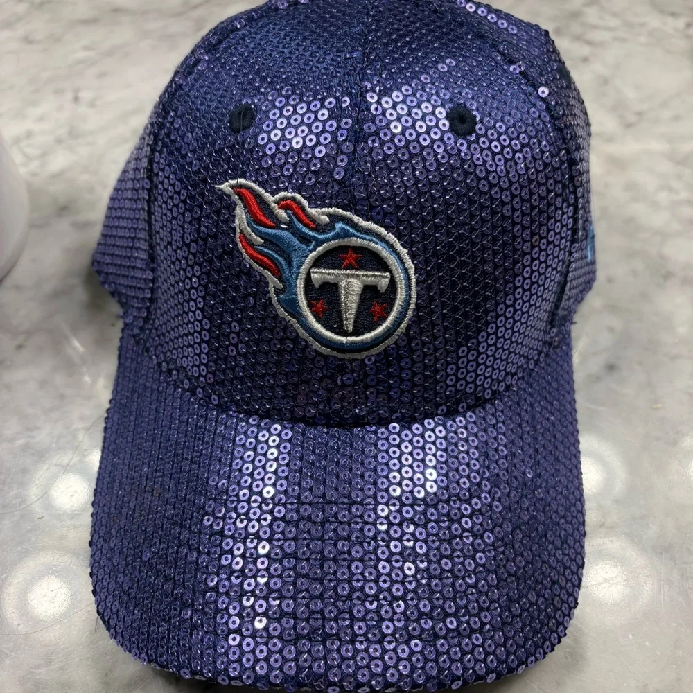 New Era Women's Purple Sequin Tennessee Titans Cap